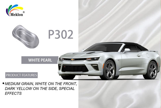 Pintura de automóvil metálica de perla blanca brillante resistente al desvanecimiento a prueba de moho