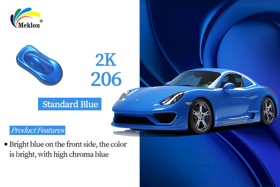 Pintura azul de alto rendimiento de pintura automotriz 2K Pintura de pulverización 2K