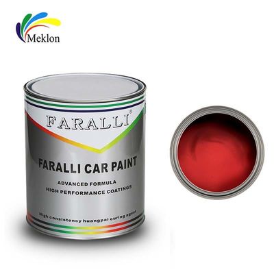 Pintura para automóviles de óxido de hierro rojo capa superior resistente a los disolventes a la humedad