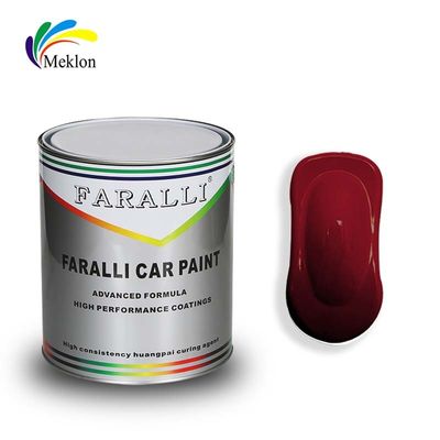 Pintura para automóviles de óxido de hierro rojo capa superior resistente a los disolventes a la humedad