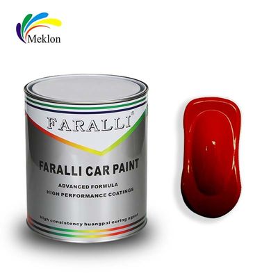 Materia prima avanzada Pintura automotriz de alta aplicación HS 1K Pintura de automóviles de color rojo cristalino