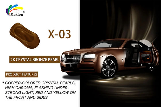 HS 1K Crystal Bronze Auto Paint: Alta aplicación y materias primas para el cuerpo del automóvil