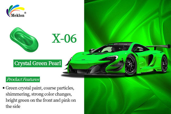 1K Cristal Verde Perla Pinturas Excelente rendimiento Auto Refinish Pintura de carrocería