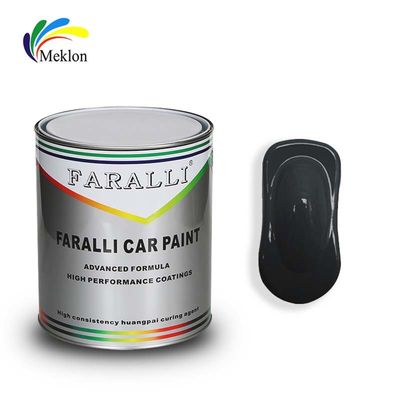 1K a través de negro brillo alto pintura automática acrílica: consistencia avanzada con la mezcla adecuada