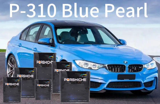 Pintura para automóviles azul perlado resistente al desvanecimiento