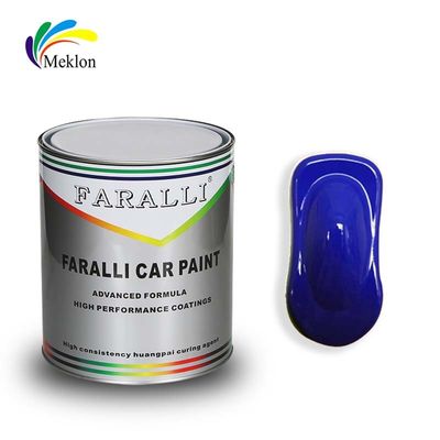 1K Brilliant Blue recubrimiento de carrocería de automóviles pintura de automóviles a prueba de óxido secado rápido 1K pintura metálica