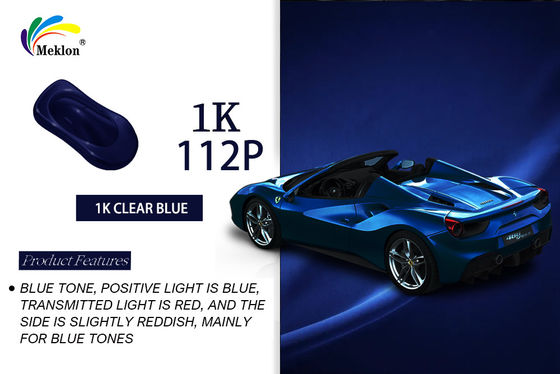China Popular 1K Transparente Azul pintura de acabado automotriz para protección de la superficie del coche