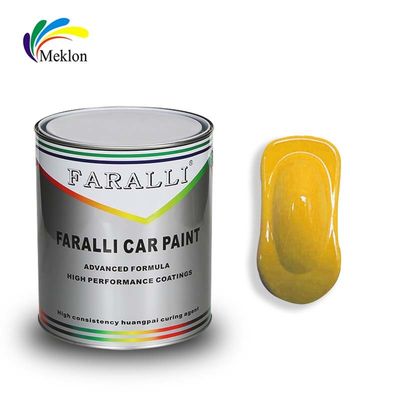 Pintura de revestimiento de automóviles anti-óxido 1K Amarillo medio Pintura de pulverización automática