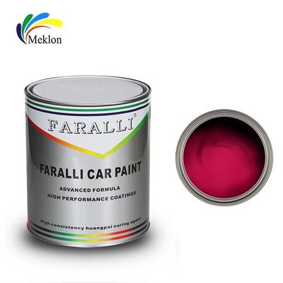 Pintura para automóviles de color rojo rosado Basecoat Anti-oxidación Multipurpose Durable