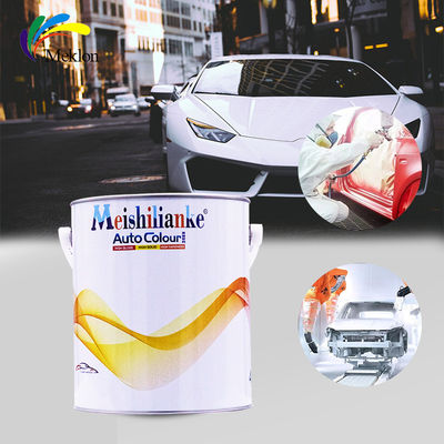 Pintura para automóviles de color blanco cristalino 1K Basecoat Anti-oxidación Material acrílico