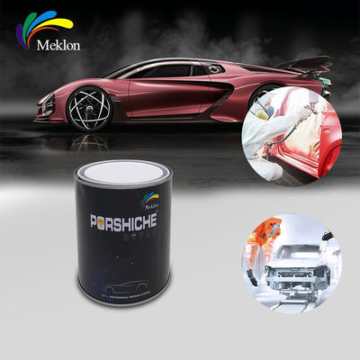 Pintura de coche de color rojo rosado resistente al agua y no tóxico, productos de acabado de automóviles brillantes.