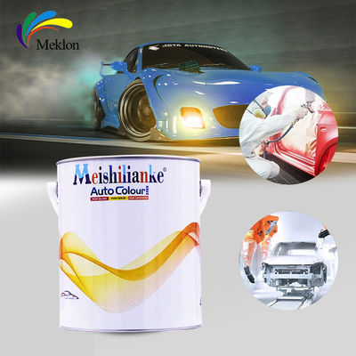 ISO 1K Pintura sólida para automóviles Basecoat Materiales de resina acrílica Práctico