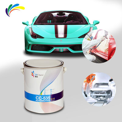 1K Refinado de carrocería de automóviles Pintura de automóviles Buena capacidad de cobertura Azul transparente
