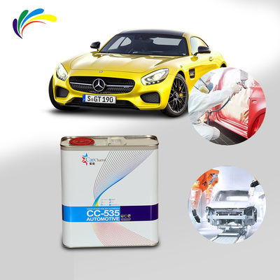 Baja concentración de olor Auto Base Protección de la capa de color amarillo limón pintura para automóviles
