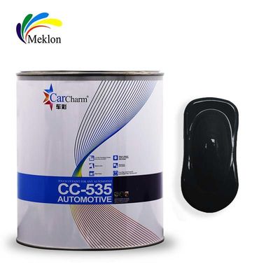 Pintura de alta dureza de acabado automático 2K Topcoat aunque pintura de automóvil negra