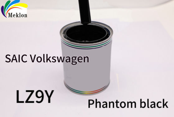 Profundidad estándar de pintura automotriz negra de secado rápido para SAIC Volkswagen 2019 Modelos LZ9Y Phantom
