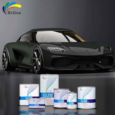 2K Negro puro Refinish Pintura de coche 4L Bajo Voc profundo efecto negro de P-237