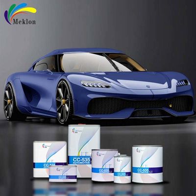 Pintura superior para automóviles de capa superior brillante para automóviles azul estándar 2K