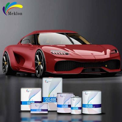 Pintura para automóviles de perlas rojas para la refinación de automóviles de grado profesional