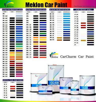 Pintura fina de perlas rojas de personalización pintura de automóviles mixta lista para aplicaciones automotrices