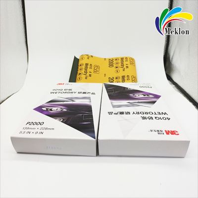 Papel de arena versátil para pintura de automóviles para diversas aplicaciones automotrices