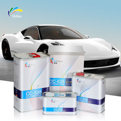 Pintura para automóviles blanca lisa y brillante, pintura acrílica duradera para vehículos.