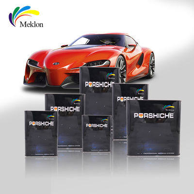 Pintura de automóvil de color rojo brillante 2K capa superior resistente a los arañazos y vibrante