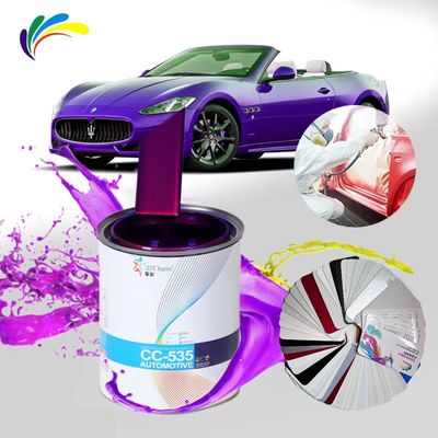 Pintura profesional para reparación de automóviles, pintura púrpura para automóviles, capa superior 2K para reparación de automóviles
