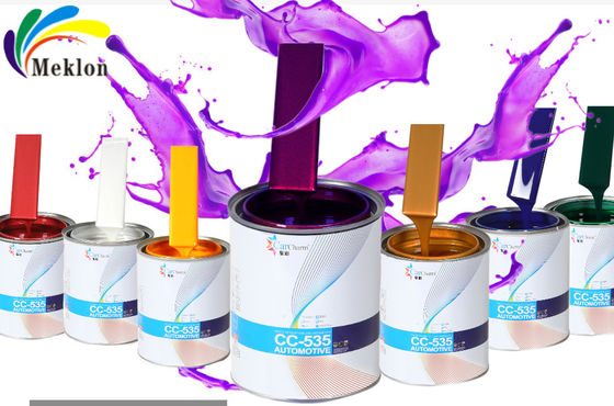 Pintura profesional para reparación de automóviles, pintura púrpura para automóviles, capa superior 2K para reparación de automóviles