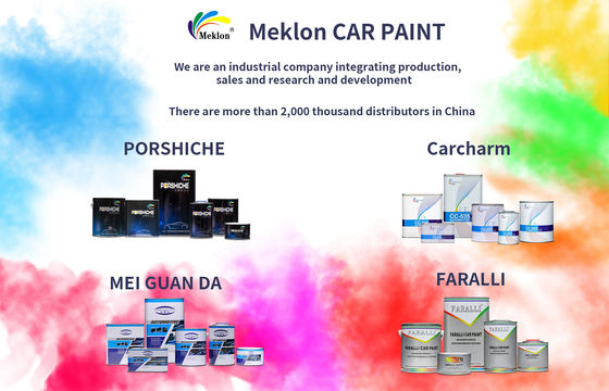 2K Negro puro Refinish Pintura de coche 4L Bajo Voc profundo efecto negro de P-237