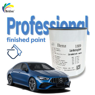 Benz 189 Negro Azul Perla Preparación de pintura para automóviles