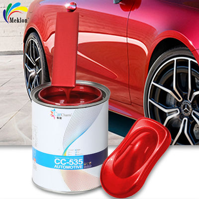 Pintura de automóvil de perla roja Basecoat a prueba de calor Multipurpose Alto brillo