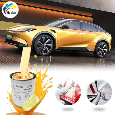 Tiempo de secado de pintura para coche Toyota 1C8 Silver Powder, respetuosa con el medio ambiente y rentable: 2-3 horas