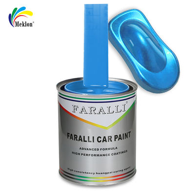 1K nieve helada azul brillante colores sólidos acrílicos pintura automática para reparación de carrocería de automóviles usados