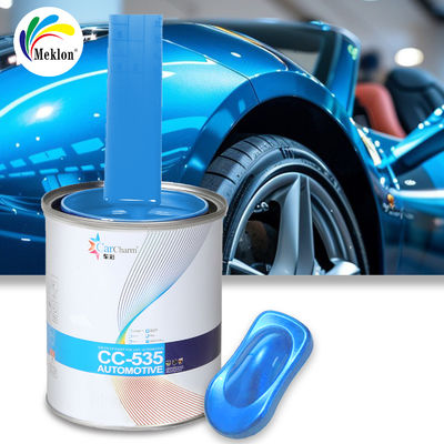 Pintura para automóviles de color azul cristalino inodoro y inoxidable