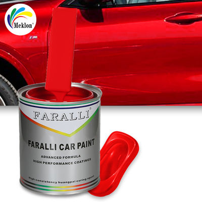 Pintura de automóviles rentable Rojo de alto rendimiento de automóviles de reparación de acabados de automóviles Revestimiento de pintura de automóviles