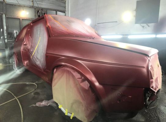 1K2K pintura de reparación de automóviles de color sólido transparente de capa superior de pintura de automóviles de secado eficiente y rápido