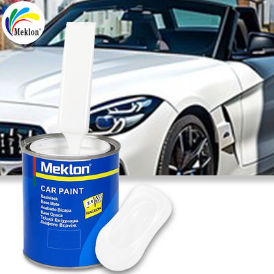 Autofinish de alta sólida 1K Laca de perla blanca gruesa de alto brillo Sistema de mezcla de revestimiento claro de resina Fábrica de aerosol de recubrimiento líquido