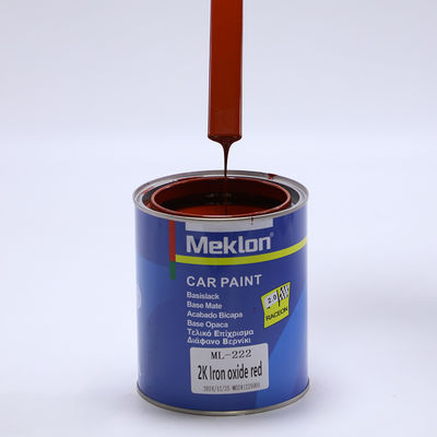 Más vendido 2K óxido de hierro Rojo pintura automotriz Acrílico recubrimiento líquido para la pintura de refinación de aerosoles automotrices