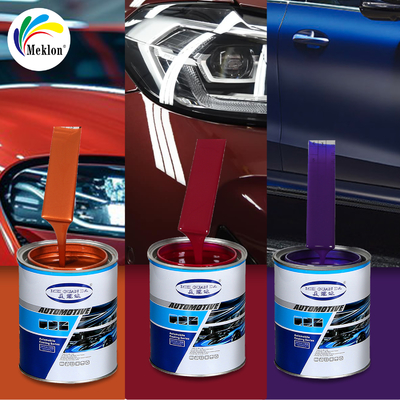 MK204 Ultra Negro con Tono Azul Cerámico con Resistencia UV y Alto Brillo Pintura Automotriz para Automóviles de Gran Fabricante