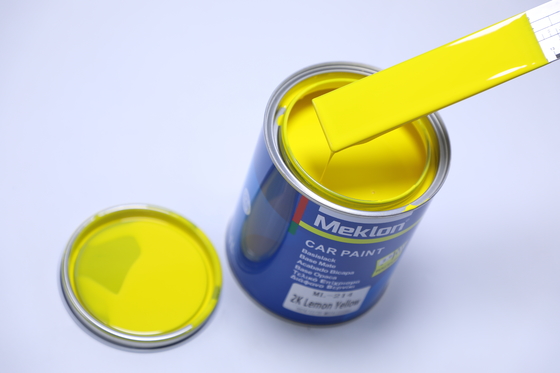 Pintura de automóvil de venta caliente amarilla de limón resistente al tiempo y al calor
