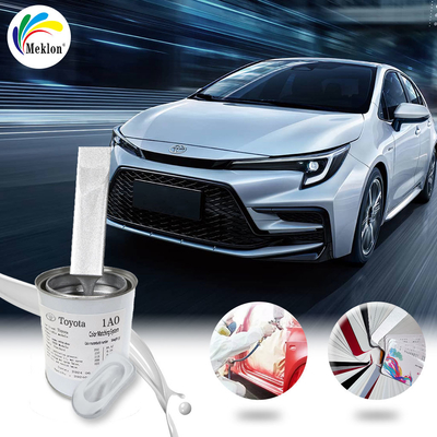 Pintura plateada blanca para coche con resistencia a los rayos UV y acabado de alto brillo
