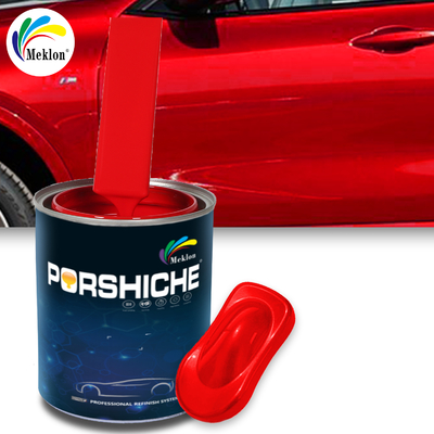 Basecoat Efecto espejo de alto brillo Pintura de automóviles Pintura automotriz 1K Gran pintura roja de reparación de automóviles Pintura pura y de color completo Proveedor