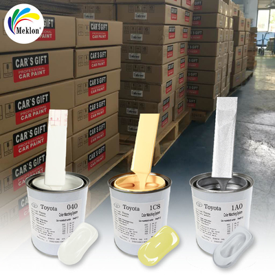 Tiempo de secado de pintura para coche Toyota 1C8 Silver Powder, respetuosa con el medio ambiente y rentable: 2-3 horas