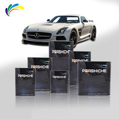 Pintura para vehículos metálicos duraderos inodoros resistente al moho Pintura para carrocerías de automóviles de plata