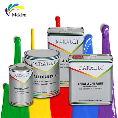 Pintura de coches amarilla metálica de la capa superior a prueba de humedad práctica anti desvanecimiento