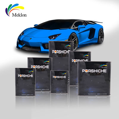 Pintura para automóviles de plata metalica no tóxica resistente al agua Color azul brillante estable