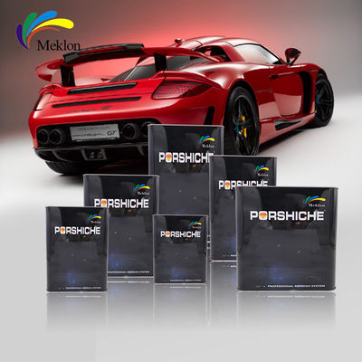 Pintura de automóvil de color rojo brillante resistente a la decoloración