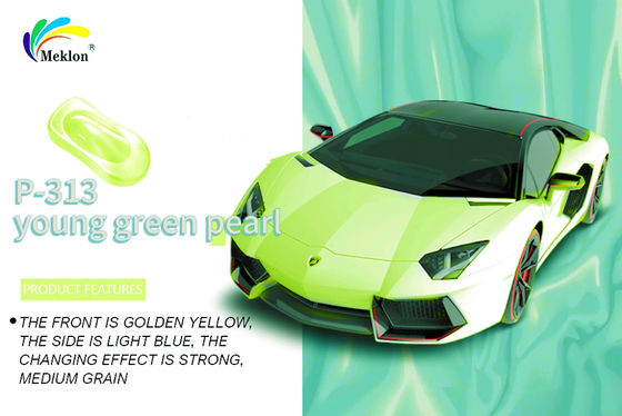 1K Young Green Pearl Basecoat para pintura de automóviles duradera y duradera