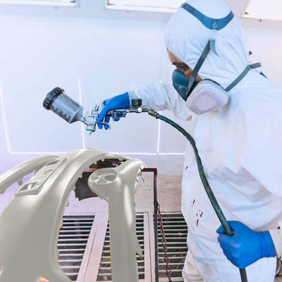 Apariencia de la pintura de automóviles con un acabado verde a través de la pintura de automóviles con una apariencia resistente al desgaste y resistente a los arañazos